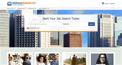 Desktop Screenshot of oklahomajobnetwork.com